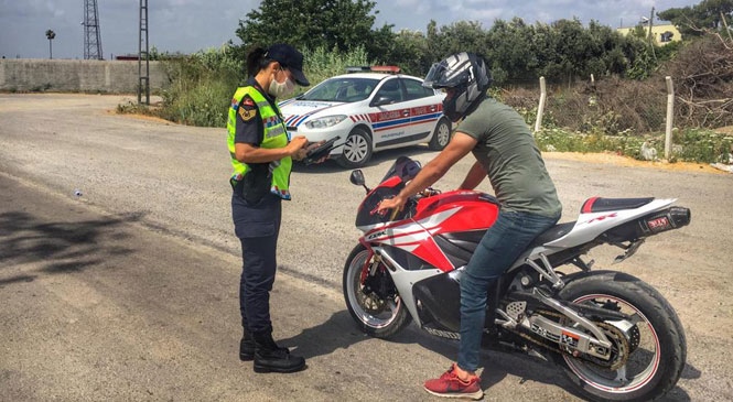 Mersin Jandarmasından Motosiklet ve Alkol Uygulaması