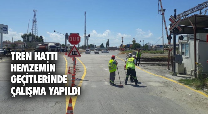 Büyükşehir Ekipleri, Tren Hatlarında ve Hemzemin Geçitlerde Bakım Onarım Çalışmaları Yapıyor! Mersin'de Tren Seferleri Başlayacak Mı?