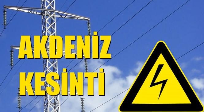 Akdeniz Elektrik Kesintisi 29 Temmuz Çarşamba