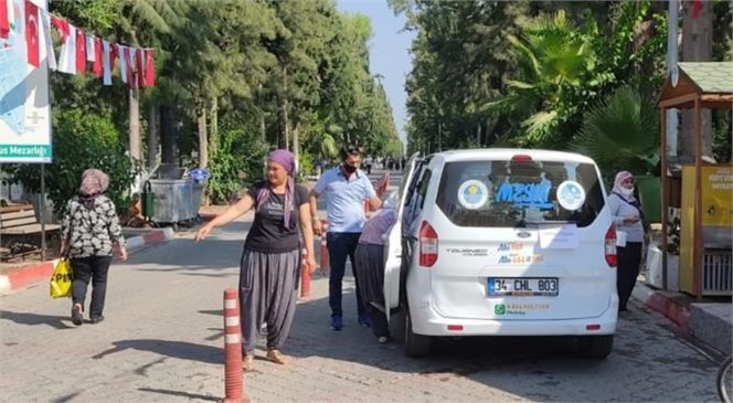 Büyükşehir, Tarsus’taki Mezarlıklarda Vatandaşların Sorunsuz Şekilde Ziyaretlerini Yapması İçin Tüm Tedbirleri Aldı