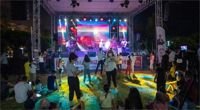 Mersin'de 8 İlçesinde 10’u Akustik, Toplam 61 Sosyal Mesafeli Konser Düzenlendi