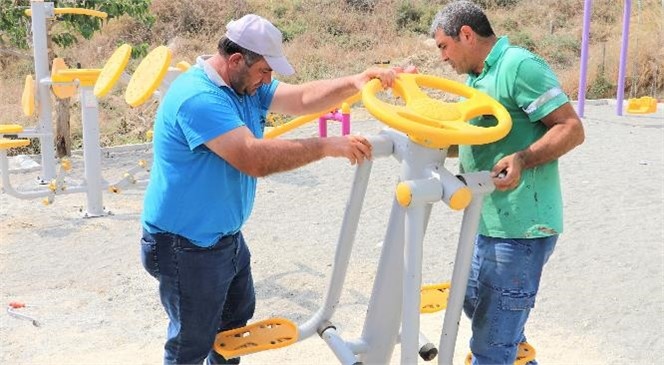 Toroslar Belediyesi Parklara Yeni Spor Aletleri Yerleştiriyor