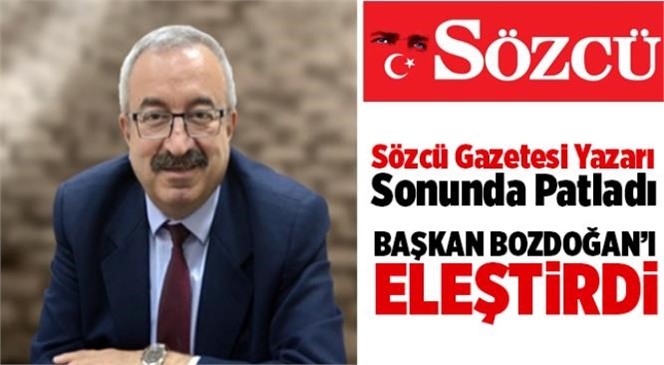 Sözcü Yazarı Serbes’ten Bozdoğan’a "Basınla İlişkileri Böyle Yürütemezsiniz, Yürümüyor da Zaten"