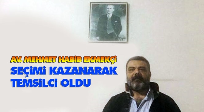 Baro Temsilciliği Seçimini Av.Mehmet Habib Ekmekçi Kazandı