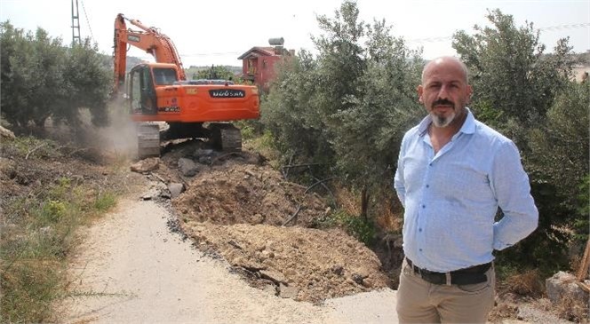 Akdeniz Belediyesi, İhsaniye’de Çöken Yolu Yenileyip Güçlendiriyor