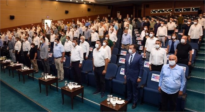 Mersin Büyükşehir Belediye Başkanı Vahap Seçer Mecliste Yaptığı Konuşmada: "Biz Mersin Açıklarındaki Tüm Gemilerden Sintine Alımına Talibiz"