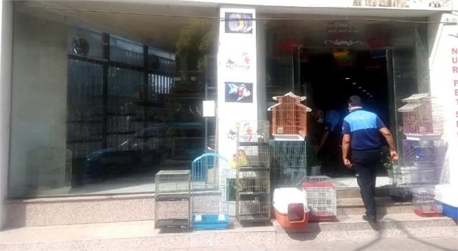 Akdeniz Zabıtası Pet Shopları Denetledi