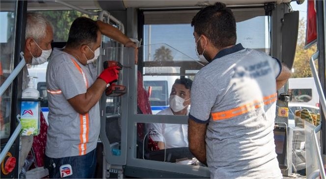 Mersin’de Toplu Taşımada "Şeffaf Kabin" Dönemi! Toplu Taşıma Araçlarında Sürücü ve Yolcuların Sağlığı İçin Tedbirler Üst Seviyede