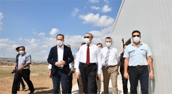 Tarsus Organize Sanayi Bölgesi Şantiye Alanında İnceleme Yapıldı