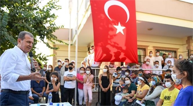 Başkan Vahap Seçer, Tarsus’un Barbaros, Bahçe, Şahin ve Yeşil Mahallelerini Ziyaret Etti