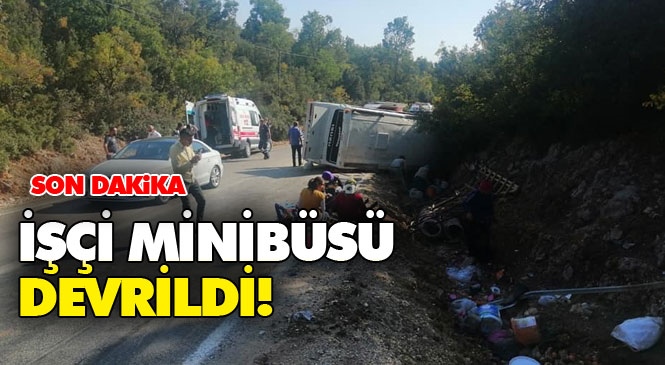 Adana’dan Gelen İşçi Grubunu Taşıyan Minibüs Mersin Erdemli Devrent'te Devrildi: 1 Kişi Öldü, 25 Kişi Yaralı
