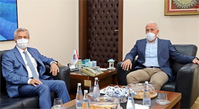 Şahinbey Belediye Başkanı Tahmazoğlu; Başkan Gültak’ı Ziyaret Etti