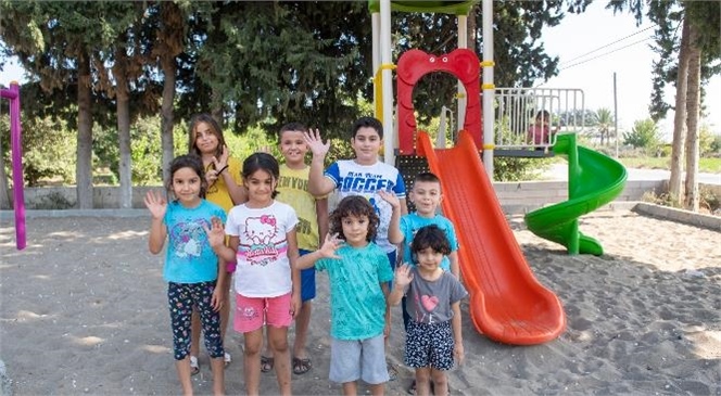 Büyükşehir, 5 Yaşındaki Toprak ve Arkadaşları İçin Bahçe Mahallesi’ne Oyun Parkı Kazandırdı