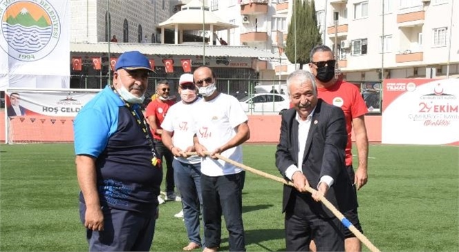 Toroslar Belediyesi Personelleri Halat Çekti