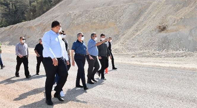 Vali Su, Silifke'de Karayolu Yatırımlarını İnceledi