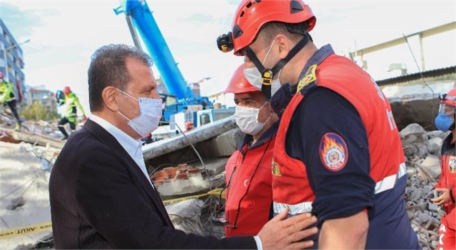Mersin Büyükşehir İtfaiyesi, Arama Kurtarma Çalışmalarını Sürdürüyor