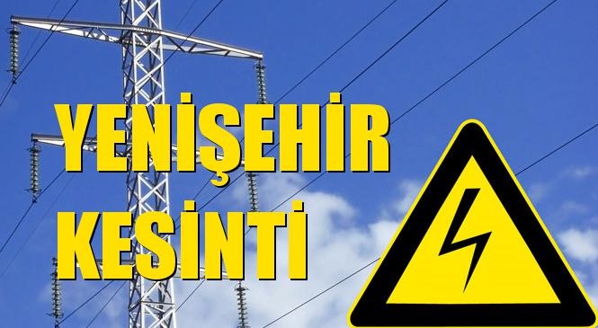 Yenişehir Elektrik Kesintisi 08 Kasım Pazar