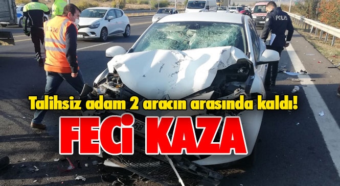 2 Otomobilin Arasında Kalan Adam Hayatını Kaybetti! Mersin Tarsus Otoyolundaki Kazada Mehmet Fatlı Özger Hayatını Kaybetti