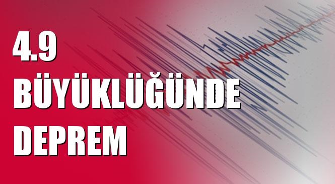 Merkez Üssü ULUKOY-(Malatya) olan 4.9 Büyüklüğünde Deprem Meydana Geldi
