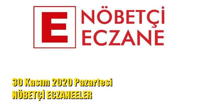 Mersin Nöbetçi Eczaneler 30 Kasım 2020 Pazartesi