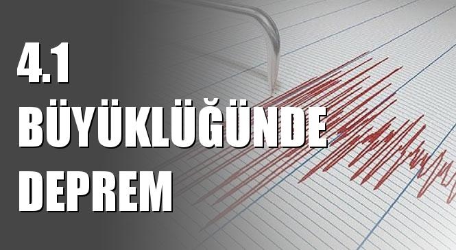 Merkez Üssü Taskopru - Mustafakemalpaşa (Bursa) Olan 4.1 Büyüklüğünde Deprem Meydana Geldi