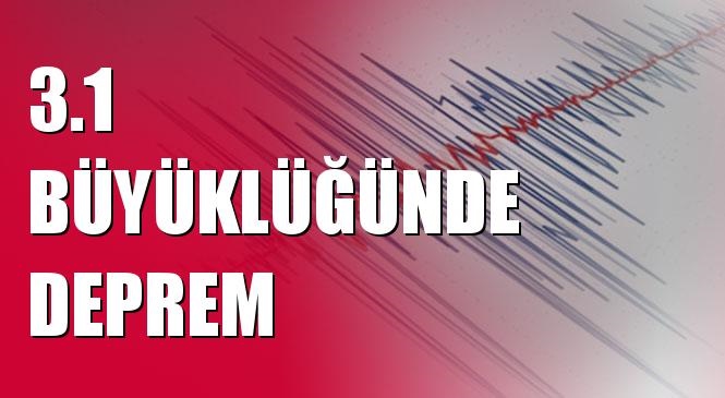 Merkez Üssü Alıcan - Yazıhan (Malatya) Olan 3.1 Büyüklüğünde Deprem Meydana Geldi
