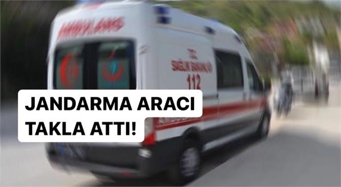 Mersin Tarsus Yeşiltepe Yolunda Meydana Gelen Kazada Jandarma Aracı Takla Attı: 4 Yaralı