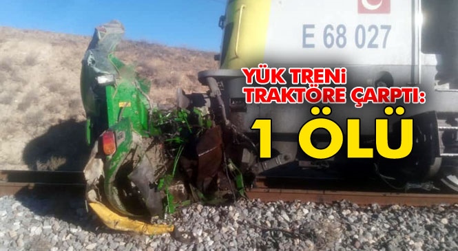 Mersin’in Tarsus İlçesinde Yük Treninin Çarptığı Traktörün Sürücüsü Mahmut Kırık Hayatını Kaybetti