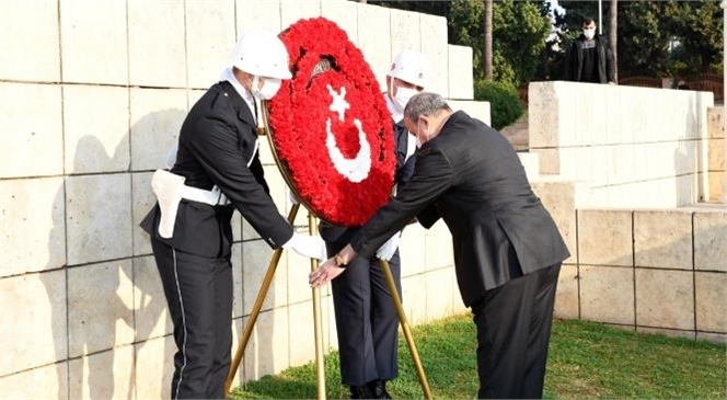 Mersin’in Düşman İşgalinden Kurtuluşunun 99. Yıldönümü Kutlama Programı Kapsamında Çelenk Sunma Töreni Gerçekleştirildi