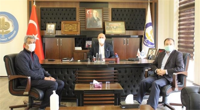 Müftü Ali Can, Başkan Murat Kaya’yı Ziyaret Etti