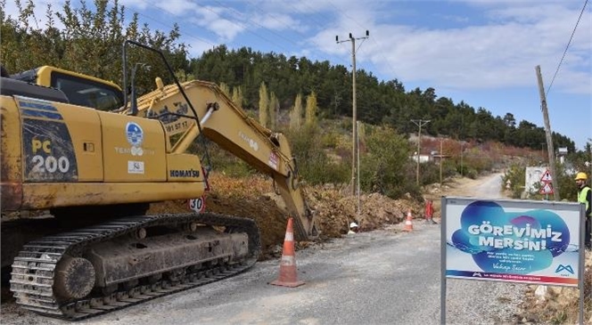 MESKİ, Gülnar’a 27,5 Kilometre İçmesuyu Hattı Kazandırdı