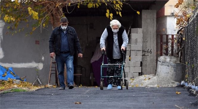 Yürümede Güçlük Yaşayan Sözer’in Yol Engeli Ortadan Kalktı