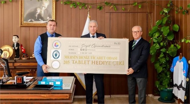 Mersin Deniz Ticaret Odası’ndan Öğrencilere Tablet Desteği