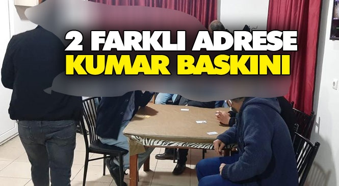 Mersin Tarsus'ta Polis Ekiplerince Farklı Adreslere Yapılan Operasyonda 40 Kişiye 126 Bin Lira Ceza Yazıldı