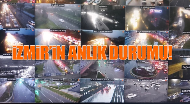 Bölgede Taşan Dereler Bulunuyor, Aşırı Yağış İzmir'i Vurdu! İzmir'de Deprem'den Sonra Şimdi de Sel Yaşanıyor! İzban Uyarısı