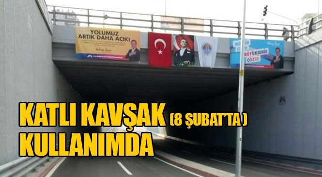 Mersin Merkez Yenişehir'de Yapılan Forum Battı - Çıktı (Katlı Kavşağı) Araç Trafiğine Açılarak Kullanılmaya Başlandı