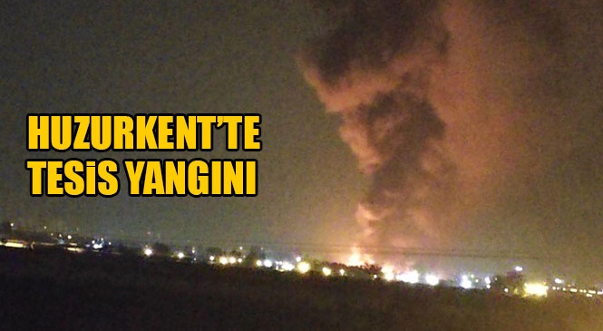 Gece Saatlerinde Mersin Tarsus Bağlarbaşı Civarındaki Narenciye Depolama Tesisinde Yangın Çıktı