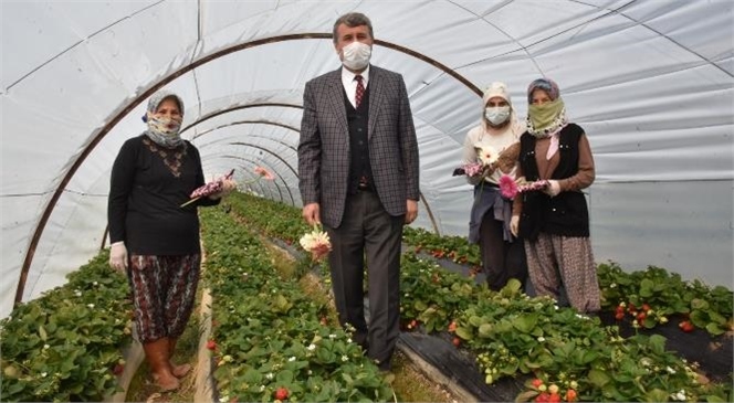 Başkan Kılınç, Kadınları İş Yerlerinde Ziyaret Etti