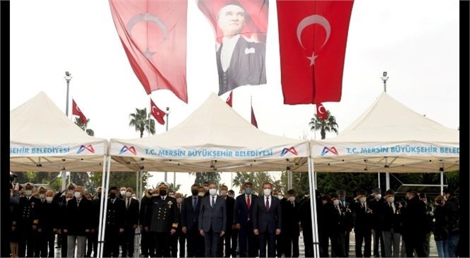 Atatürk'ün Mersin'e Gelişinin 98'inci Yıl Dönümü Törenle Kutlandı