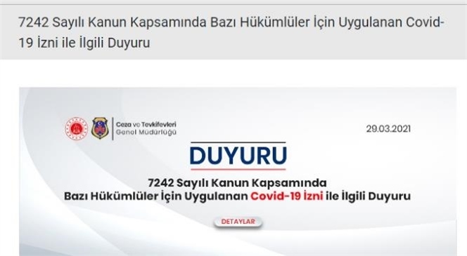 Hükümlülerin İzin Sürelerinde Değişiklik