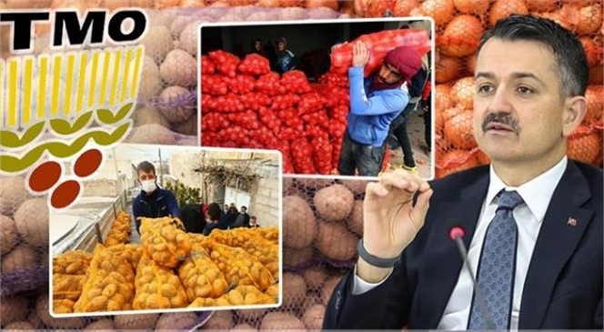 Bakan Pakdemirli "Bugüne Kadar 81 İlimizde, Toplam 40 Bin Ton Patates ve 10 Bin Ton Kuru Soğanın Dağıtımını Gerçekleştirdik."