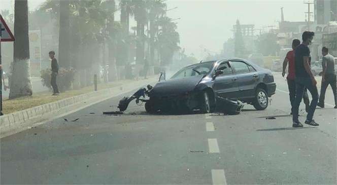 Mersin'in Tarsus İlçesi D-400 Karayolunda Trafik Kazası Meydana Geldi