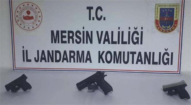 Mersin İl Jandarma Komutanlığı Ekipleri Silah Kaçakçılarına Operasyon Düzenledi