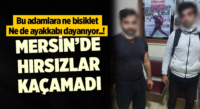 Evlerin Önünden Ayakkabı Çalan Hırsızlar Yakalandı, Araştırmada Bisiklet Çaldıkları da Ortaya Çıktı