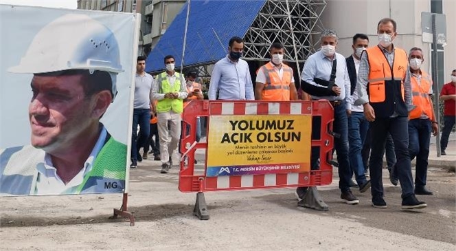 Başkan Seçer, Tam Kapanma Sürecinde Sahaya İndi, Yol Yapım Çalışmalarını İnceledi