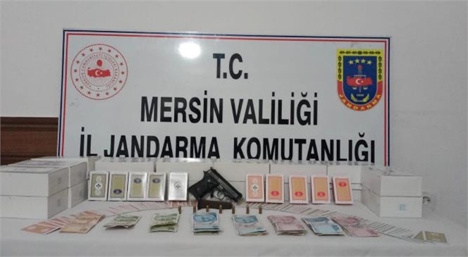 Mersin Erdemli'de Siteye Yapılan Kumar Baskınında 24 Bin 156 TL Ceza Kesildi