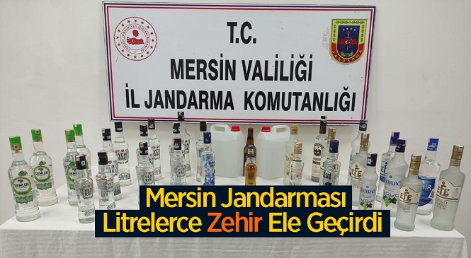 Mersin’de Kaçak Alkol Üreterek Sattığı İddia Edilen 1 Kişi Yakalandı