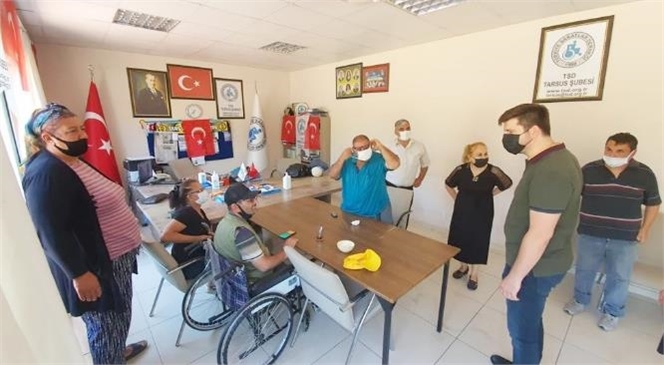 Ali Boltaç’tan Türkiye Sakatlar Derneği Tarsus Şubesi’ne Ziyaret