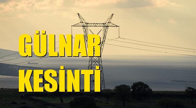 Gülnar Elektrik Kesintisi 31 Mayıs Pazartesi