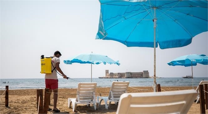 Büyükşehir Akdeniz’in İncisi Mersin’de Plajları Yaza Hazırlıyor